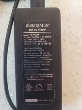 Genuine Insignia 65W AC Power Adapter & Laptop Charger Cable NS-PWL965 picture
