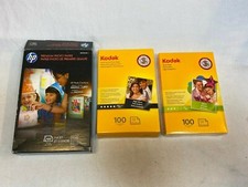 Kodak 4x6 Photo Paper Lot 100 Brillant Glass + 90ish High Gloss + HP 50ish AS IS picture