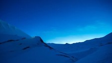 Landscape winter snow clear sky blue nature Custom Gaming Mat Desk picture