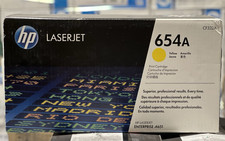 Original HP 654A (CF332A) Yellow Toner Cartridge picture