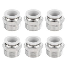 6Pcs Pneumatic Fitting 16mm Tube OD x 3/4