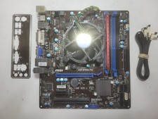 MSI B75MA-P45 Motherboard Core i5-3470, 2GB RAM, IO Shield #2138 picture