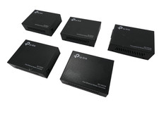 Lot of 5 TP-Link Network MC100CM 10/100Mbps Multi-Mode Media Converter picture