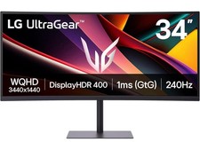 LG 34G630A-B 34-Inch Ultragear WQHD (3440 x 1440) Curved Gaming Monitor, 240Hz, picture