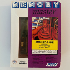 Vintage PNY 16MB RAM Kit (2x 8MB Sticks) 72-Pin SIMM EDO 60ns w/ One Retail Box picture