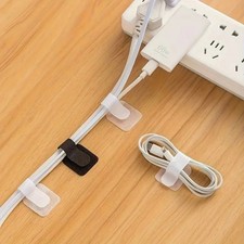 10PCS Reusable Cable Organizer Straps Self Adhesive Adjustable Cord Management T picture