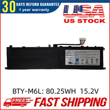 New Genuine BTY-M6L Battery For MSI GS65 GS75 Stealth 8SE 8SF 8SG 8RF 9SD Series picture