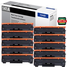 10Pack W1410A 141A Toner WITH CHIP Fits for HP LaserJet MFP M140w M139w M110w AB picture