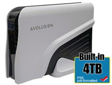 Avolusion PRO-Z Series 4TB External Gaming Hard Drive for PS5 Game Console WHITE picture