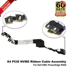 Dell PowerEdge R940 Server 4x 74-Pin PCIe NVMe Cable Assembly 26HC0 picture