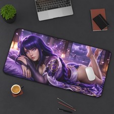 Raiden Shogun Mouse Pad, Genshin Impact XXL Gaming Desk Mat picture