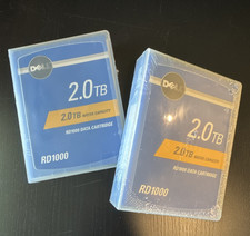 Dell RD1000 Data Cartridge 2.0TB Native Capacity, Still Sealed in plastic picture