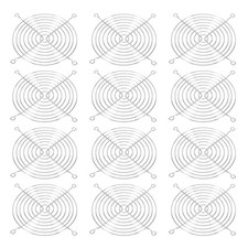 120mm Fan Finger Grill, 12 Pack Metal Grill Protector for 120mm picture