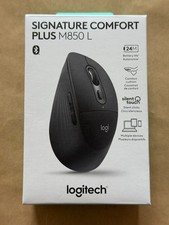 NEW LOGITECH SIGNATURE COMFORT PLUS M850 L WIRELESS MOUSE COLOR BLACK 910-007711 picture