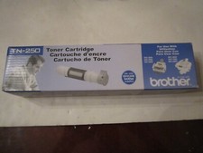 NEW BROTHER TN-250 OEM GENUINE BLACK TONER INK CARTRIDGE SEALED picture
