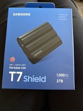 Samsung T7 Shield 2TB USB-C Portable External SSD - Black (MU-PE2T0S) picture