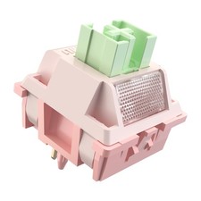 Outemu (Gaote) White Peach Silent Switches, 40gf Actuation Force, pre-Lubrica... picture