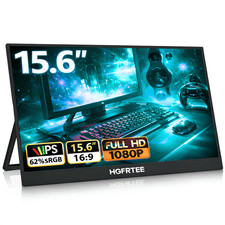 15.6 Inch Portable Display HGFRTEE FHD 1920x1080 IPS Monitor USB-C HDMI Travel picture