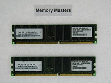 X5124A 2GB Approved (2x1GB) 184 pin PC2100 Memory Kit for Sun V60X V65X TESTED picture