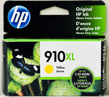 New Genuine HP 910XL Yellow Ink Cartridges OfficeJet Pro 8020 8025 picture