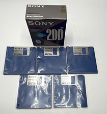 Sony MFD-2DD 720KB 2DD Mini Micro Floppy Disks Double Density, Formatted Sleeve  picture