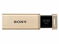 Sony USB3.0 corresponding USB Memory 128GB Gold cap Les USM128GQXN NEW picture