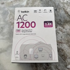Brand New Belkin AC1200 DB Dual-Band Wi-Fi Range Extender (F9K1127) NEW Sealed picture