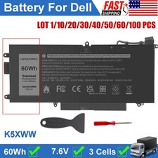 ✅LOT 1-100 K5XWW BATTERY FOR DELL Latitude 5289 7389 7390 2 in 1 71TG4 60Wh NEW picture