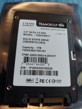 Open Box Tested GOOD TeamGroup GX2 1TB 2.5 SATA Solid State Drive SSD T253X2001T picture