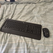 Logitech K540 Wireless Keyboard + Keyboard + Dongle Receiver Tested Working Gray picture