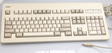 NCR Mechanical Clicky Keyboard Vintage H0150-STD1-12-17 Beige Very Nice picture