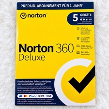 Norton 360 Deluxe - 5 Devices - 1 Year - NEW & BOXED -... picture