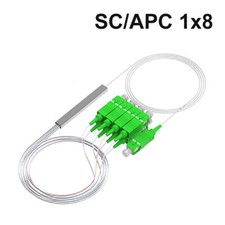PLC SC/APC Fiber Optic Splitter 1x2 1x4 1x8 1x16 1x32 FTTH SM 0.9mm G657A1 2m picture