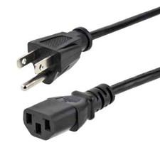 StarTech.com 25ft (7.6m) Computer Power Cord, NEMA 5-15P to C13, 10A 125V, 18... picture
