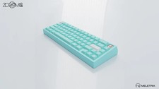 Meletrix Zoom65 V3, No Tail Light, Sky Blue Case, Stawberry Ice Cream Backplate picture