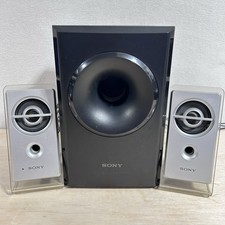 SONY SRS-D21 WIRED MULTIMEDIA SPEAKER SYSTEM FOR PC & AUDIO DEVICES 22 WATTS picture