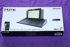 iHOME BLUETOOTH AUDIO SYSTEM & WIRELESS KEYBOARD W/ SPEAKERS NEW IN BOX iDM5B picture