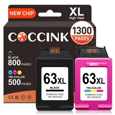 COCCINK HP Ink 63 XL HP Officejet 3830 3833 4652 4655 5212 COCCINK HP Ink picture