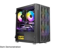 Antec NX200M Micro-ATX Tower, Mini-Tower Computer Case with 120mm Rear Fan Pre-I picture