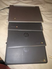 LOT of x4  4 units.  Chromebooks: HP (2), Lenovo (2) picture