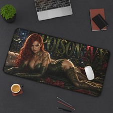 Poison Ivy Mouse Pad, DC Comics XXL Gaming Desk Mat, Villain Pad picture