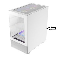 Right Side of the ANTEC CX200M White PC Computer Case AN11-2011 picture