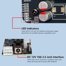F2D OCuLink Graphics Dock Development Board 64G SFF8612 to PCIe Adapter 8611 picture