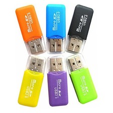 6 Pack Micro SD Card Reader SDXC TF USB 2.0 T-Flash MicroSD TransFlash Memory... picture