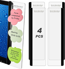 4 Pieces Monitor Memo Board for Computer Transparent Acrylic picture