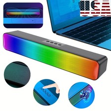 RGB Wireless Speaker Bluetooth-Compatible Wireless Speaker Double Speaker for PC picture