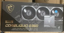 MSI MEG CORELIQUID S360 360mm Liquid CPU Cooler Black, LGA 1700, 3x120mm picture