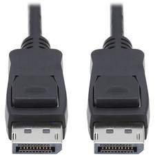 Tripp Lite 15ft DisplayPort 1.4 Cable w/ Latching Connectors M/M Black P580015V4 picture