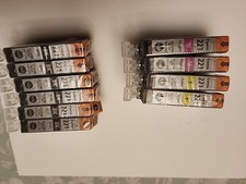 Canon 221 Genuine OEM Sealed Ink Cartridges 6 Black CLI-221BK 2 221Y and 2 221M  picture
