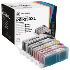 LD Compatible Canon PGI250XL / CLI251XL HY Ink: 1 Pigment BK, 1BK, 1C, 1M, 1Y picture